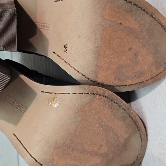 Vince Camuto Women Katri Ankle Leather Open Toe Heels Shoes Boots Sz 7M - Picture 10 of 12